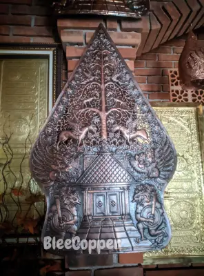 Pengrajin Gunungan Wayang Tembaga Kualitas Premium!