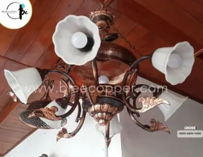 Pilihan Lampu Joglo Klasik Logam Tembaga