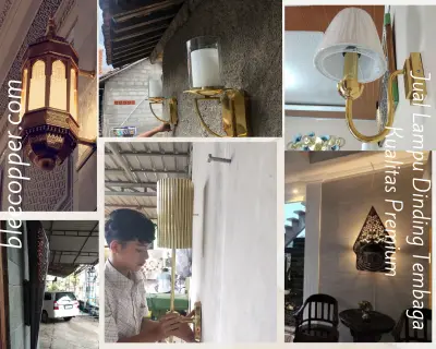 Jual Lampu Dinding Tembaga Kualitas Premium