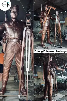 Patung Pahlawan Tembaga | Bleecopper Pengrajin Patung Custom Berkualitas