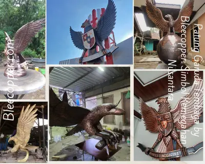 Patung Garuda Tembaga by Bleecopper: Simbol Kemegahan Nusantara