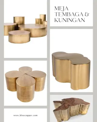 Meja Tembaga: Perpaduan Seni, Fungsionalitas, dan Nilai Estetika