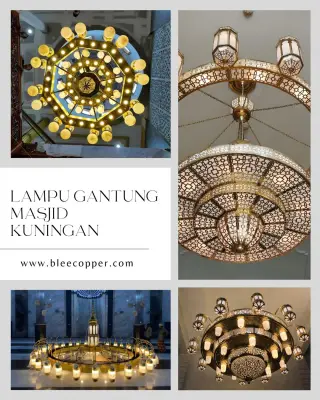 Lampu Gantung Masjid Kuningan Bleecopper