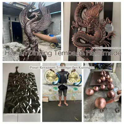 Hiasan Dinding Tembaga Handmade Bleecopper