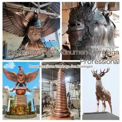 Pengrajin Tugu Monumen Tembaga Berkualitas Premium