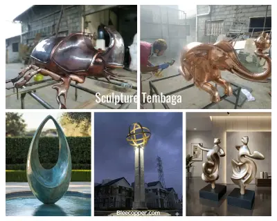 Sculpture Tembaga Eksklusif, Artistik, dan Custom Sesuai Desain