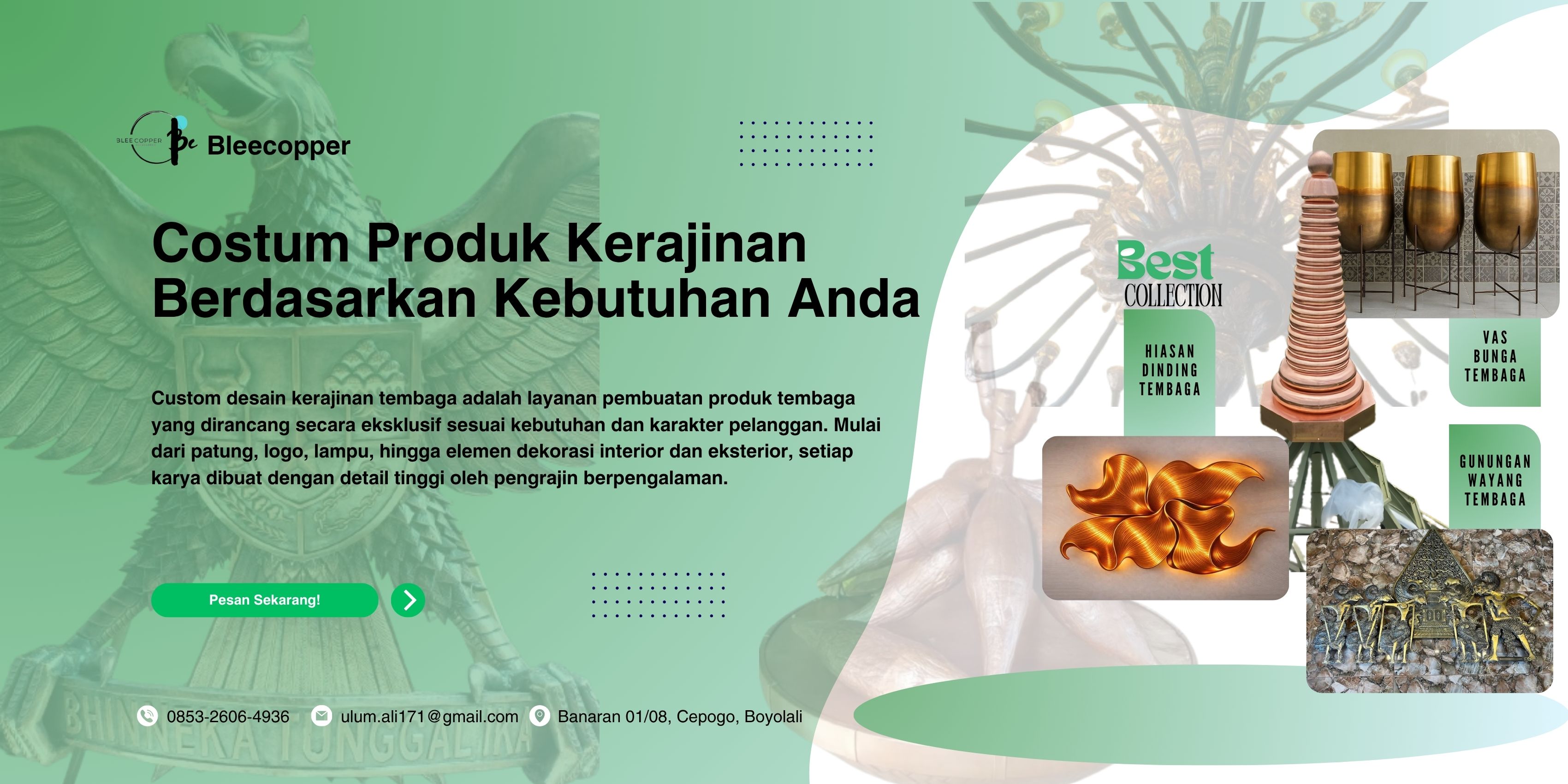 Pengrajin Tembaga kuningan Bleecopper