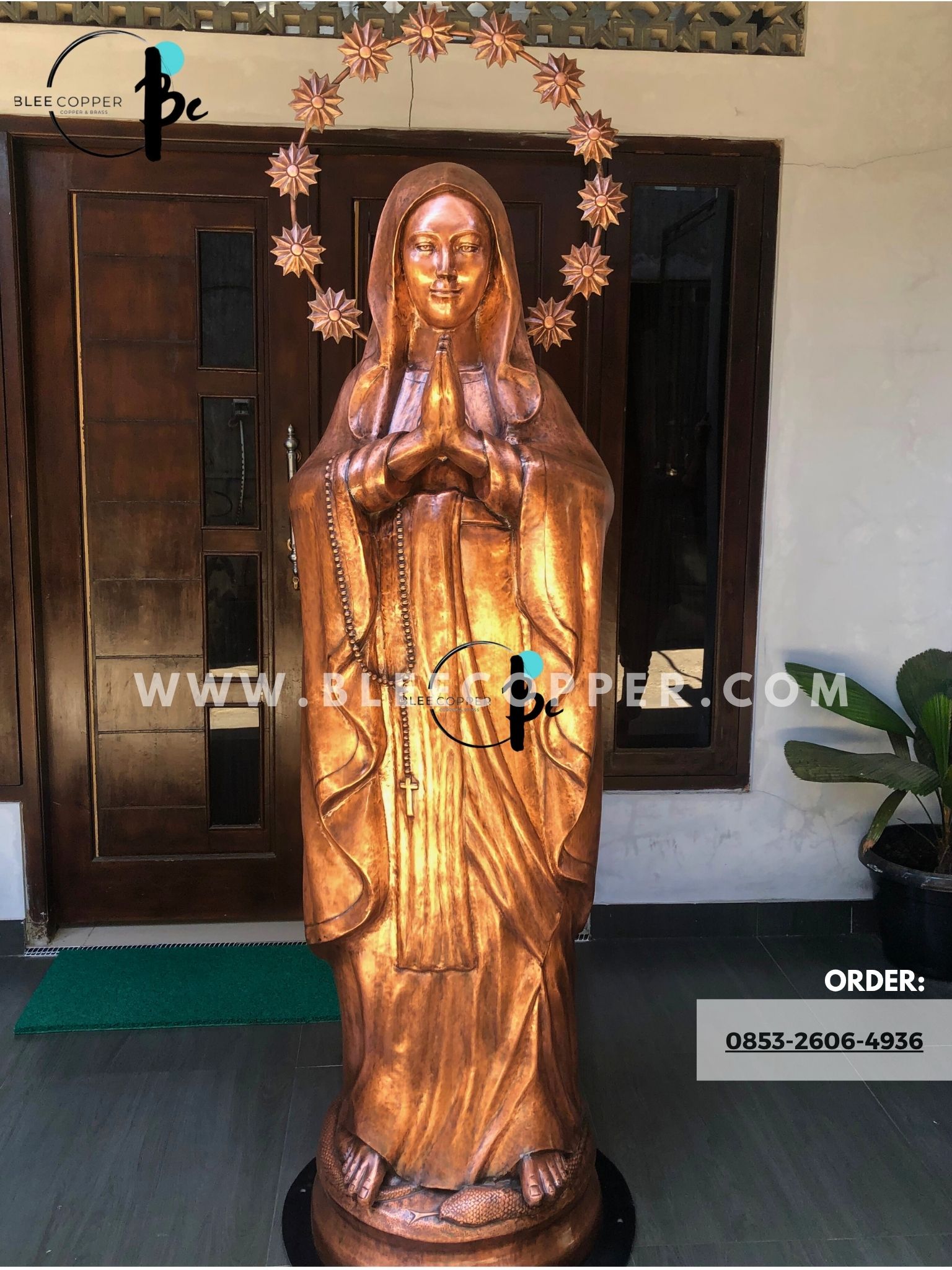 Patung Bunda Maria Tembaga