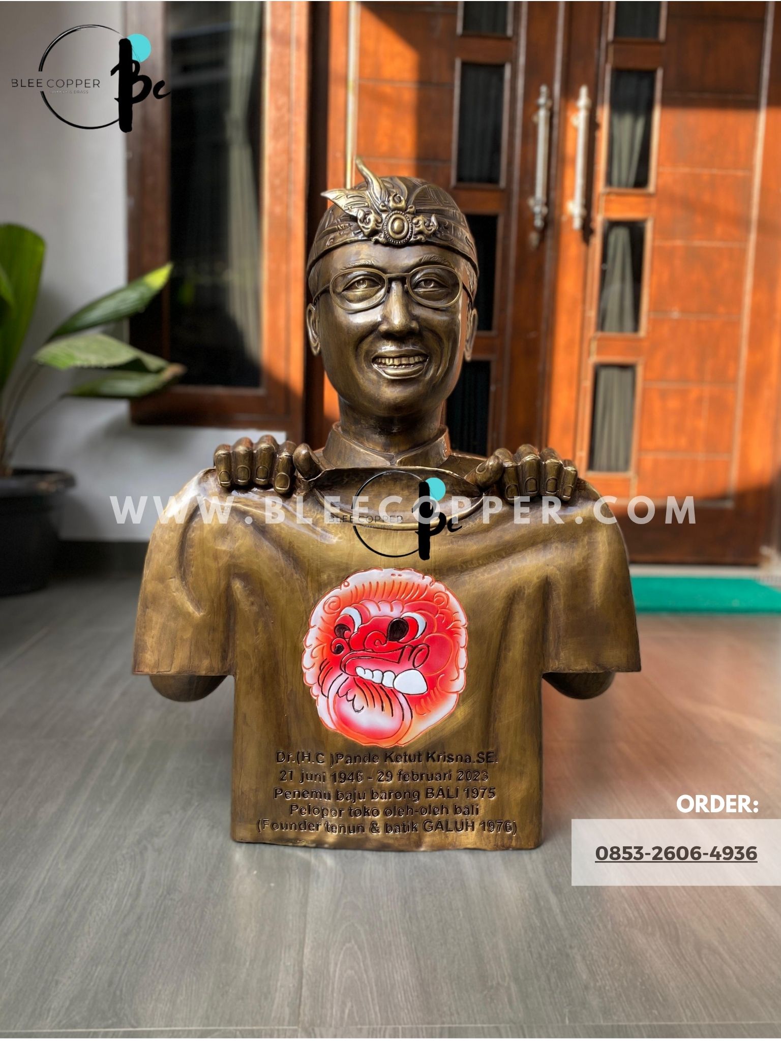 Patung Torso Kuningan Custom
