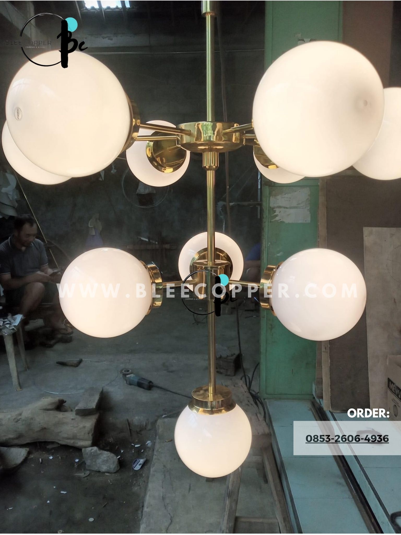 lampu gantung kuningan modern lampu gantung kuningan modern