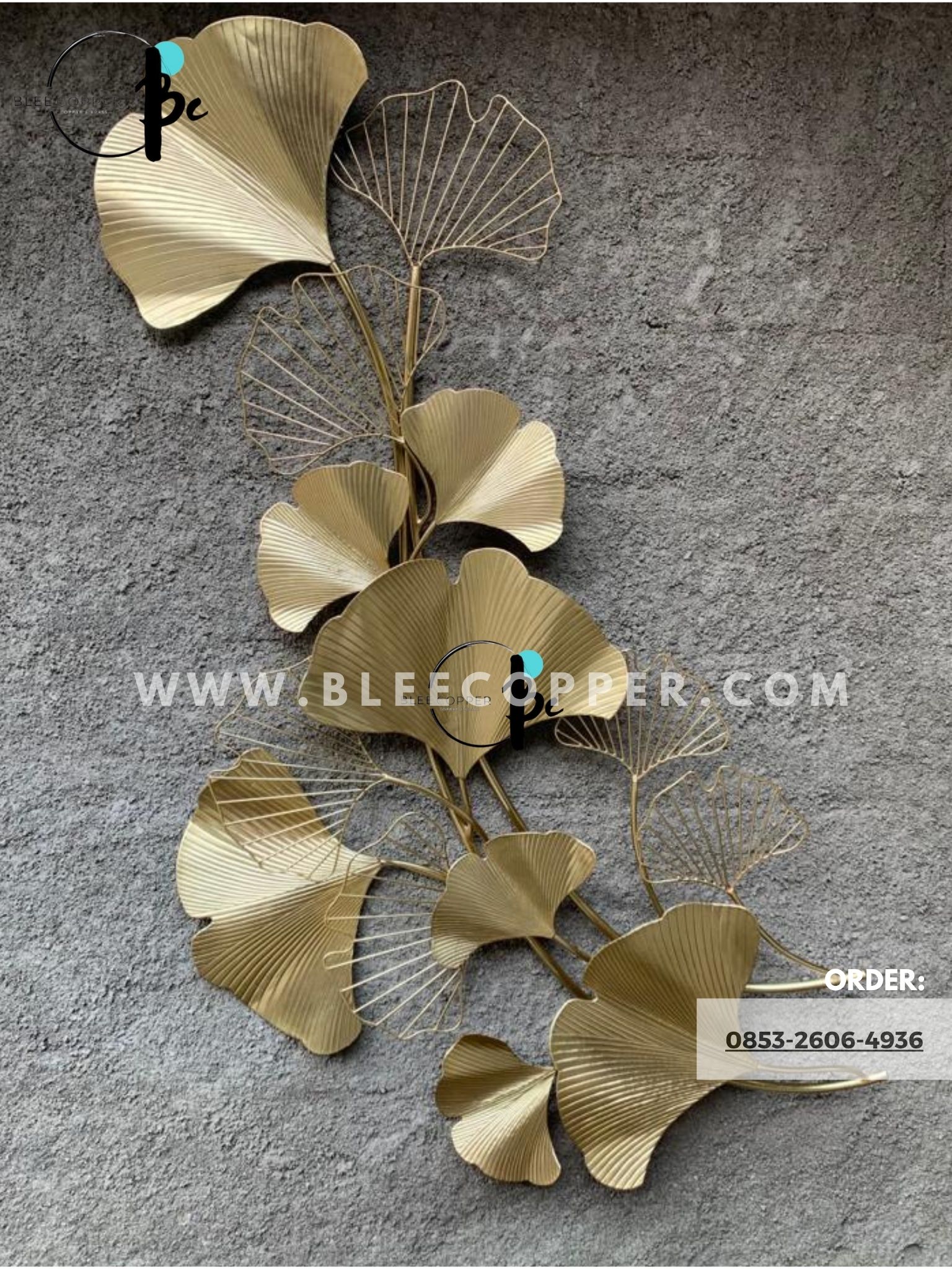 Daun Gingko Kuningan