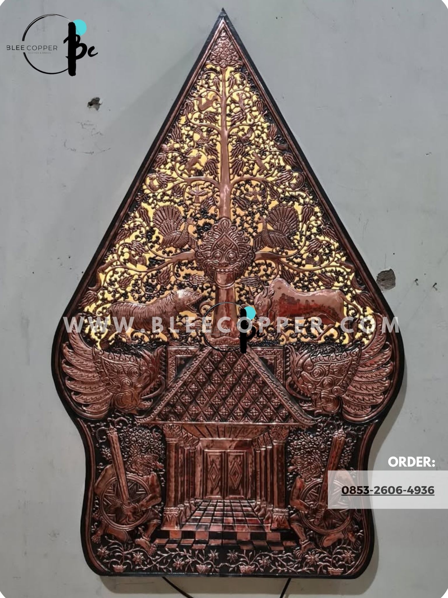 Gunungan Wayang Kombinasi Lampu LED