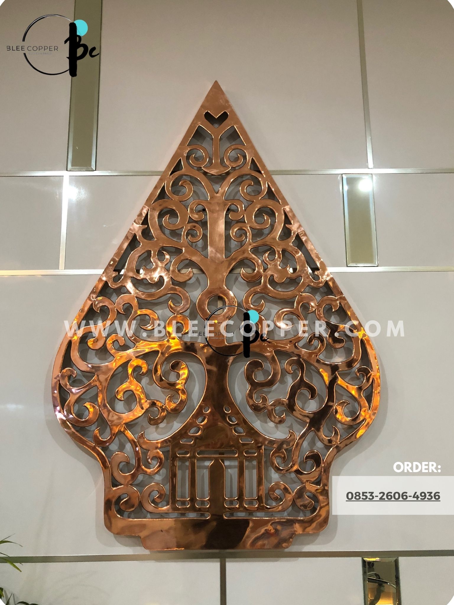 Custom Gunungan Wayang Tembaga