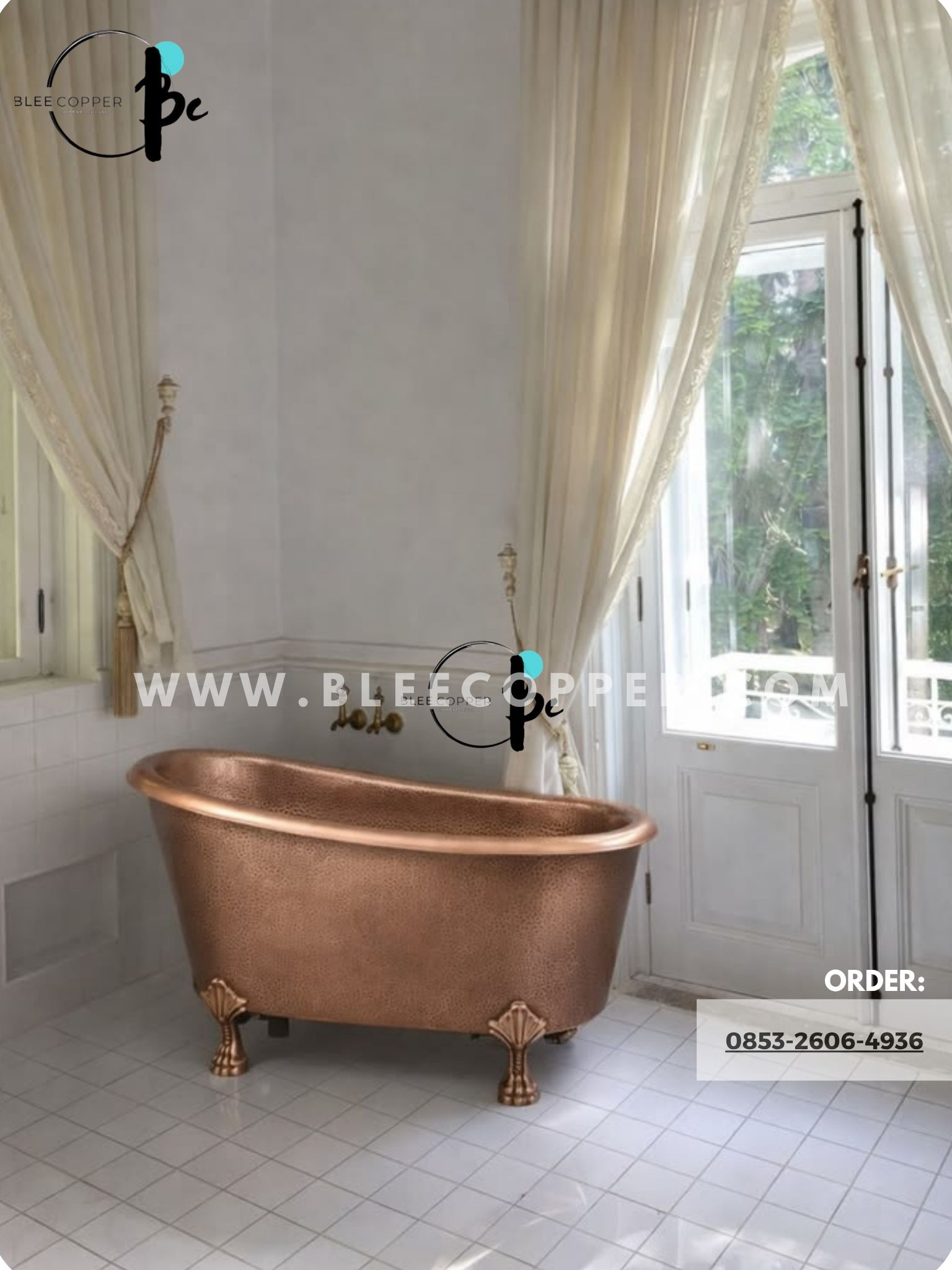 Bathtub Tembaga Kuningan