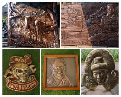 Relief Tembaga Kuningan Custom Berkualitas