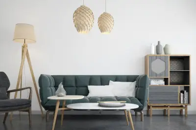 Inspirasi Ruang Tamu Scandinavian