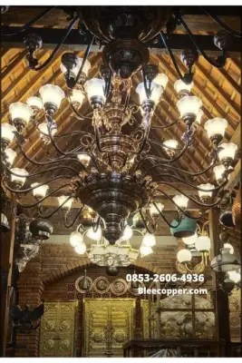 Lampu Masjid Tembaga Yang Unik nan Elegan