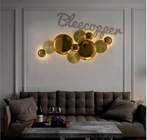 Wall Decor Kuningan Bleecopper Mewah Dan Elegan