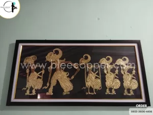 Hiasan Wayang Tembaga Kuningan Bleecopper