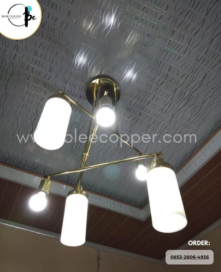 Lampu Gantung Kuningan Mewah