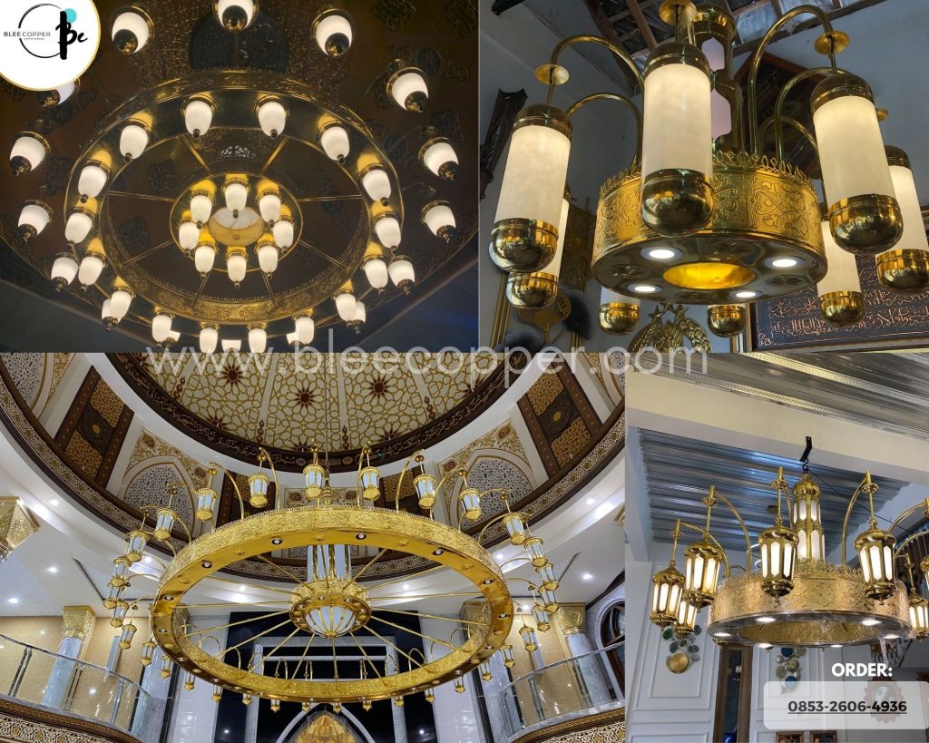 Lampu Nabawiyah Kuningan Tembaga