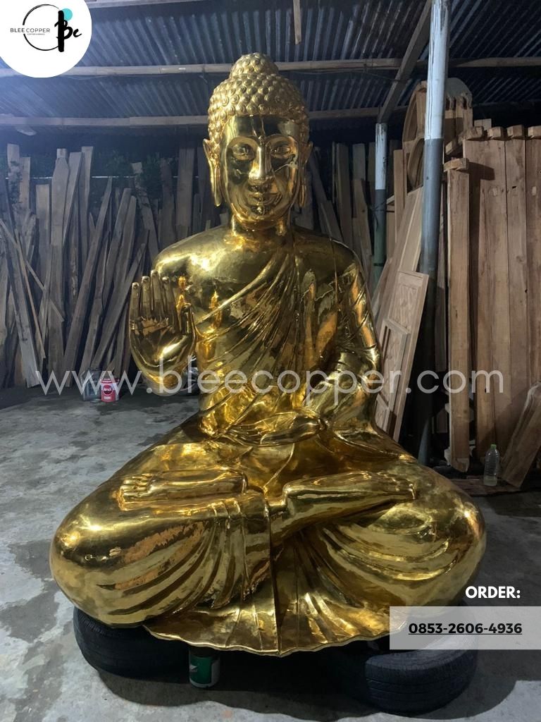 Pengrajin Patung Budha Kuningan Bleecopper