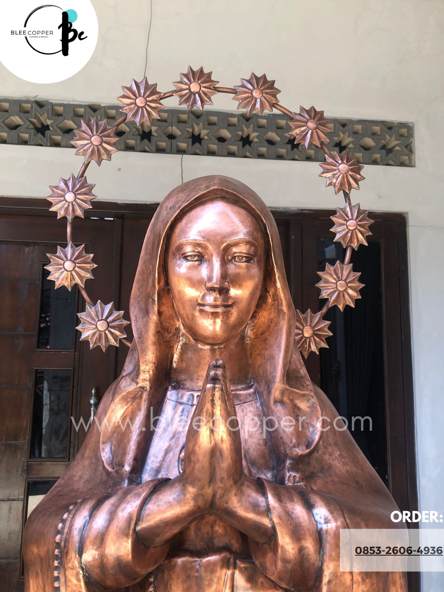Patung Bunda Maria Tembaga