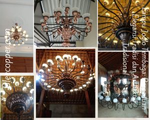 Lampu Joglo Tembaga Perpaduan Elegansi Tradisi dan Arsitektur Tradisional