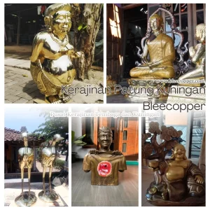 Keindahan Kerajinan Patung Kuningan Bleecopper