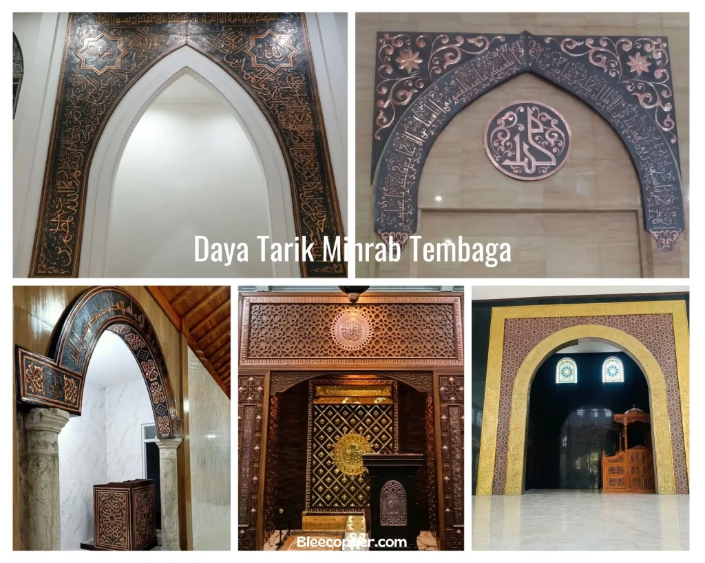 Daya Tarik Mihrab Tembaga Solusi Interior Masjid Mewah
